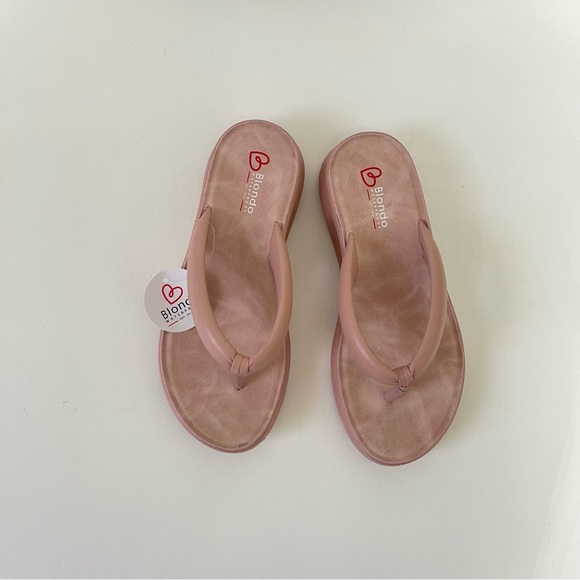 Blondo Abigail Flip Flop Sandal In Blush Color - New In Box - Size 8.5 - Picture 4 of 13